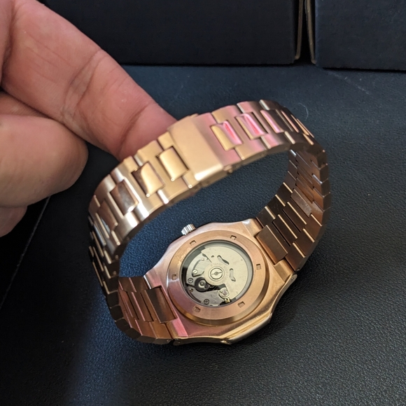 Custom Build "Seikonaut" Rose Gold with Chocolate Dial - Picture 2 of 4